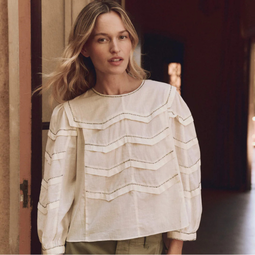 The Great Beaded Chevron Top - The Great