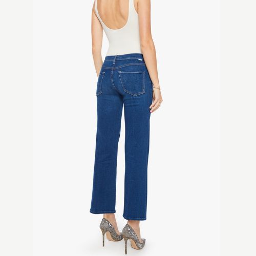 Mid Rise Rambler Zip Flood- Mother
