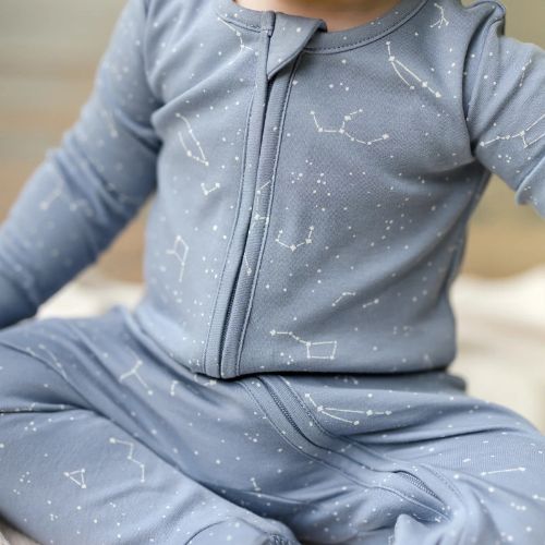 Peyton Zipper Sleeper - Constellation - Colored Organics