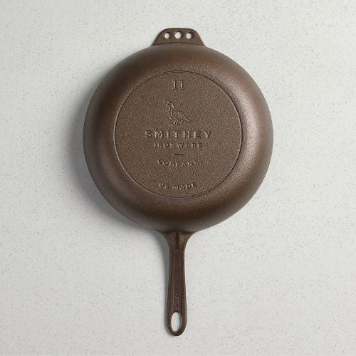 No. 11 Deep Skillet w/Glass Lid - Smithey
