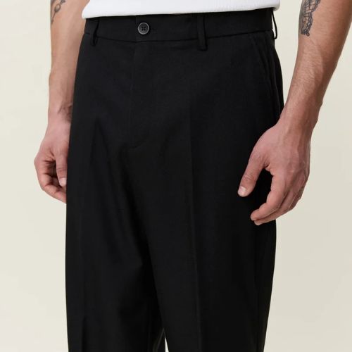 Brushed Twill Tailored Pants Les Deux