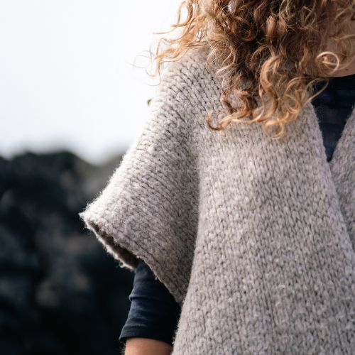 Handknit Cable Cardigan - Lauren Manoogian
