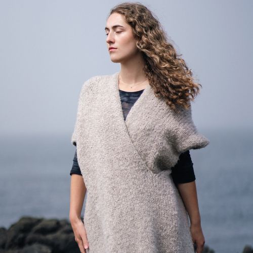 Handknit Cable Cardigan - Lauren Manoogian