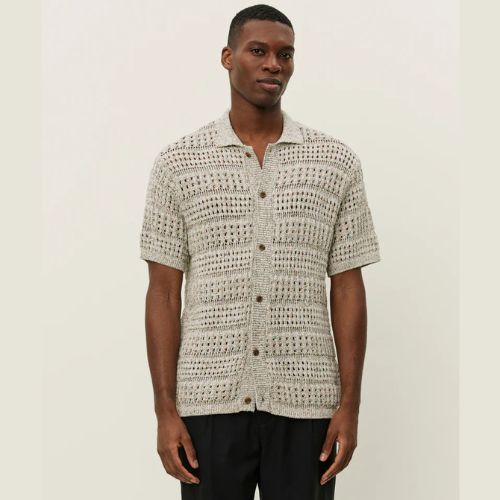 Elvin Structure Knitted SS Shirt -Les Deux