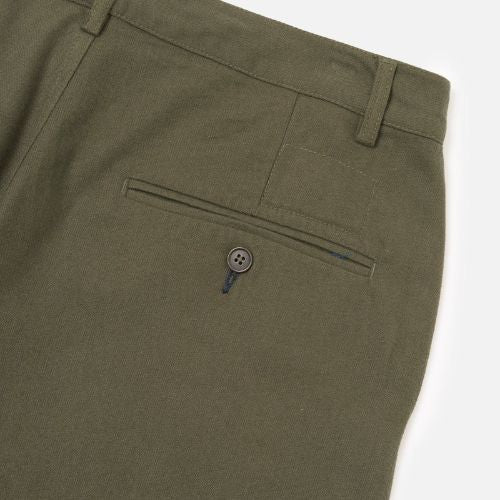 Olive Brushed Military Chino - Universal Works
