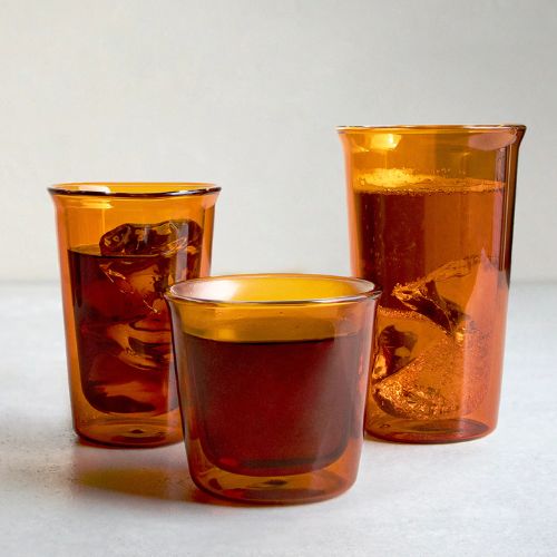 CAST Amber DOUBLE WALL Glass 250ml - Kinto