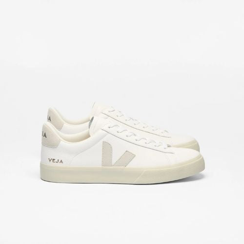 Campo Leather - White Natural Suede Veja