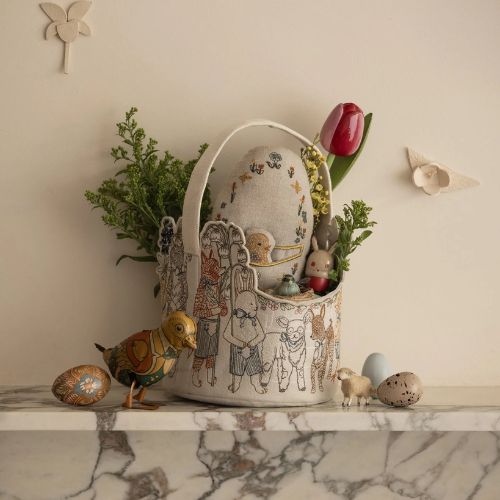 Easter Parade Basket - Coral & Tusk