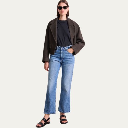 Ria Cropped Back Jacket - Apiece Apart