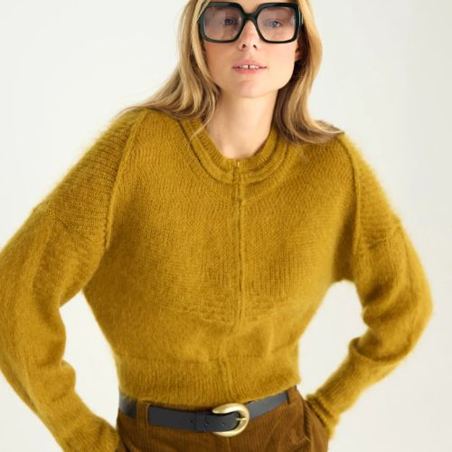 Mohair Blend Cardigan - Cotelac