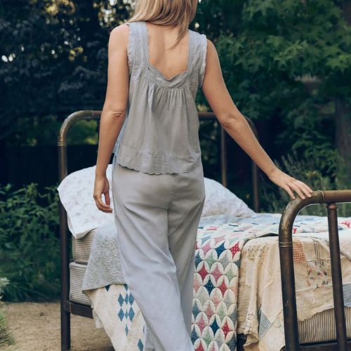Eyelet Easy Sleep Pant - The Great