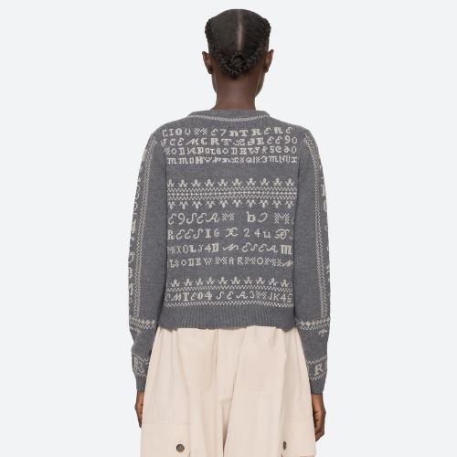 Kit Embroidery Cardigan - Sea NY