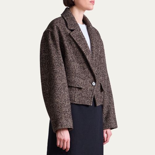 Ria Cropped Back Jacket - Apiece Apart