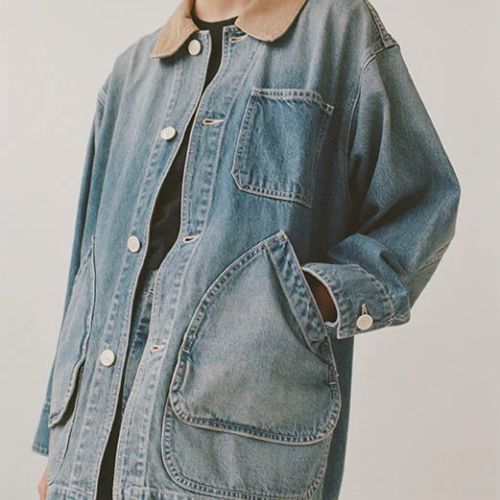 Painter Coat Denim - Shaina Mote