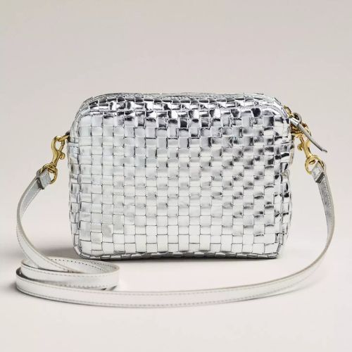 Midi Sac Silver Woven - Clare V