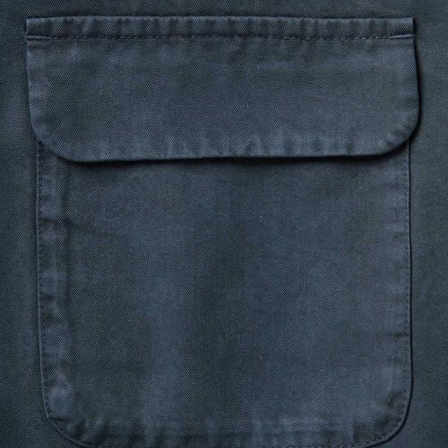 Shore Shirt in Navy Lyocell -Taylor Stitch