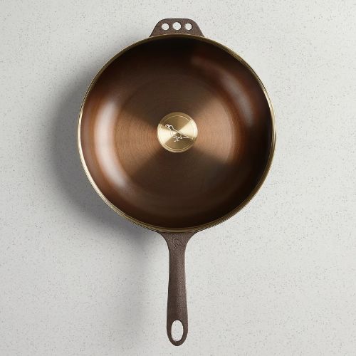 No. 11 Deep Skillet w/Glass Lid - Smithey