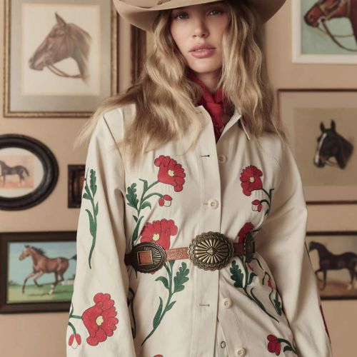Western Embroidered Commodore Jacket - The Great