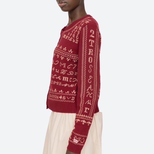 Kit Embroidery Cardigan - Sea NY