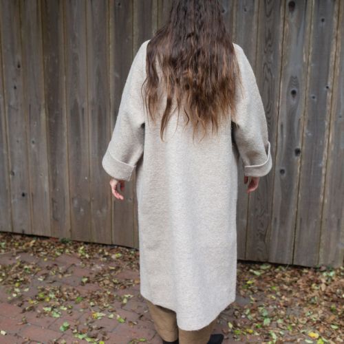 Double Face Long Coat - Lauren Manoogian