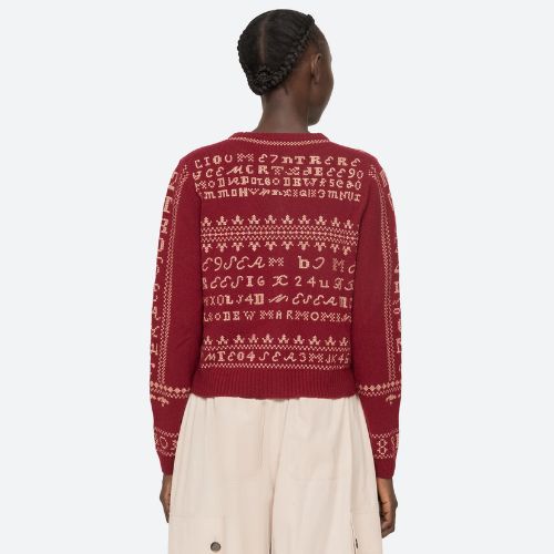 Kit Embroidery Cardigan - Sea NY