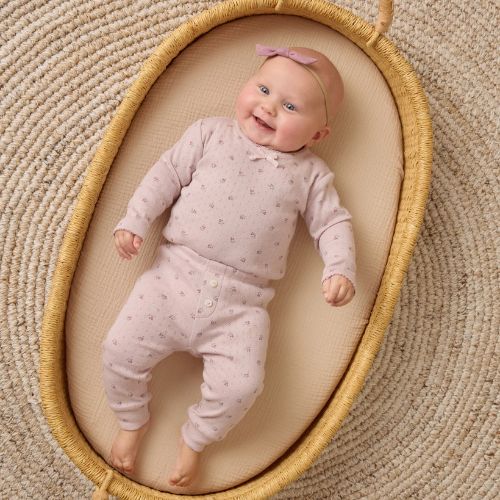 Pointelle Long Sleeve Tee + Legging - Rylee + Cru