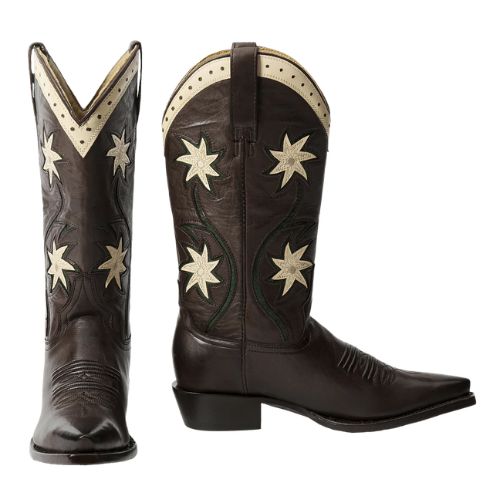 Cowboy Boot - Leather Floral - The Great