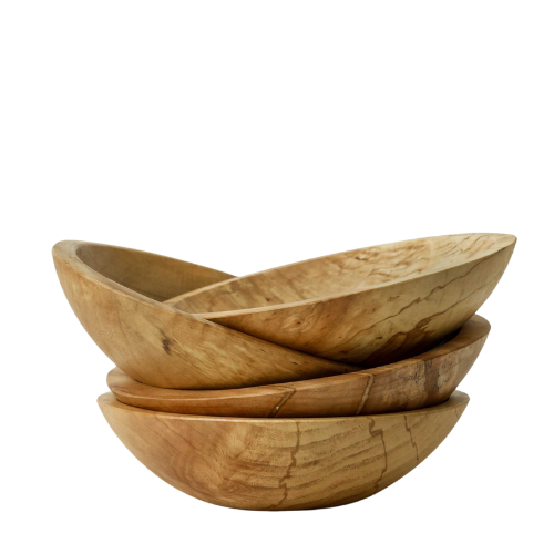 10" Spalted Maple Wood Bowl - Peterman's Boards & Bowls