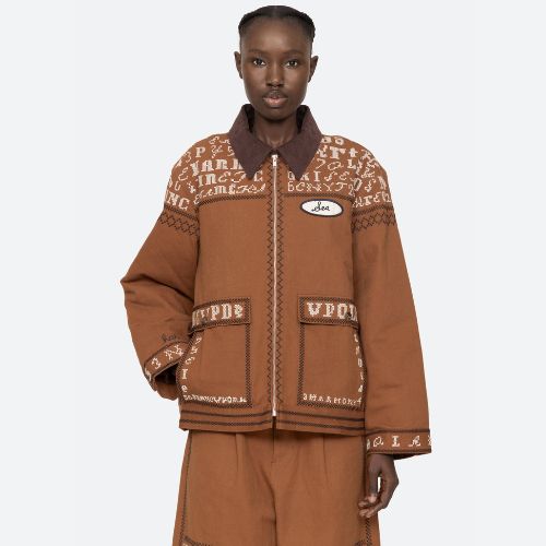 Kit Embroidery Jacket - Sea NY