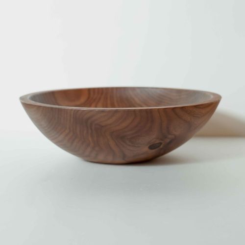 13" Black Walnut Wood Bowl - Peterman's Boards & Bowls