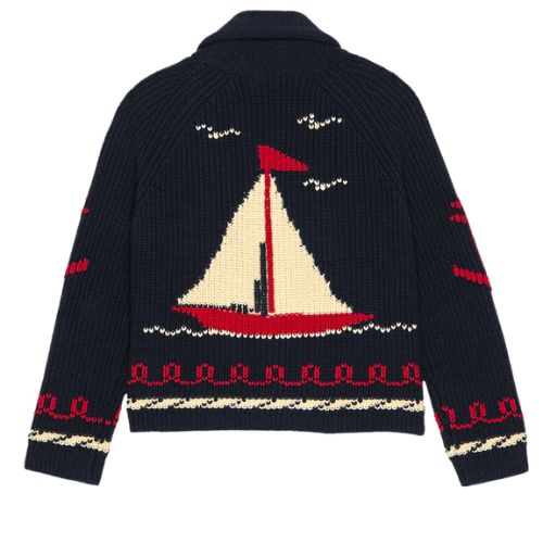 Sailboat Lodge Cardigan - The Great