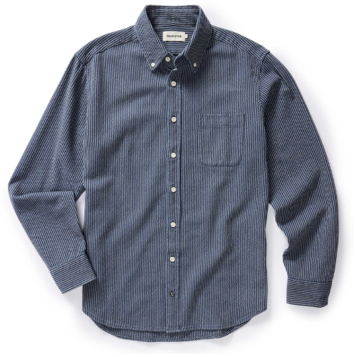 Jack Shirt in Roped Indigo - Taylor Stitch