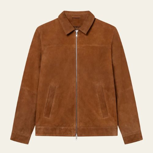 Nyle Suede Coach Jacket - Les Deux