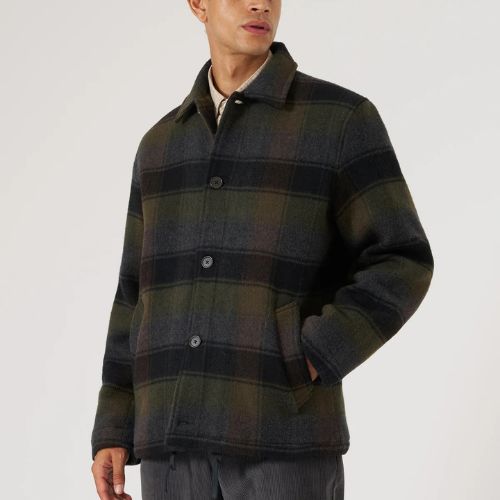 Berlin Wool Check Wayfarer Jacket  - Universal Works