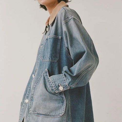 Painter Coat Denim - Shaina Mote