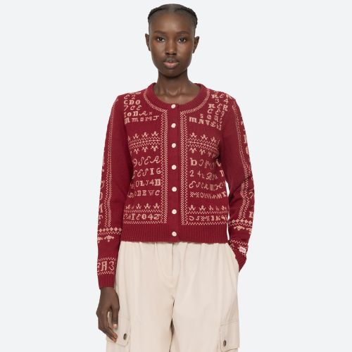 Kit Embroidery Cardigan - Sea NY