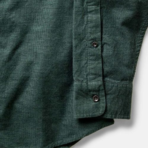 Jack Shirt - Heather Pine Pincord -Taylor Stitch