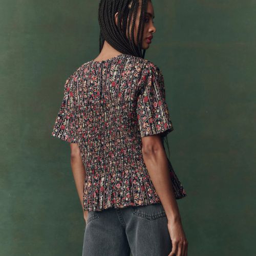 Smocked Flounce Top - The Great