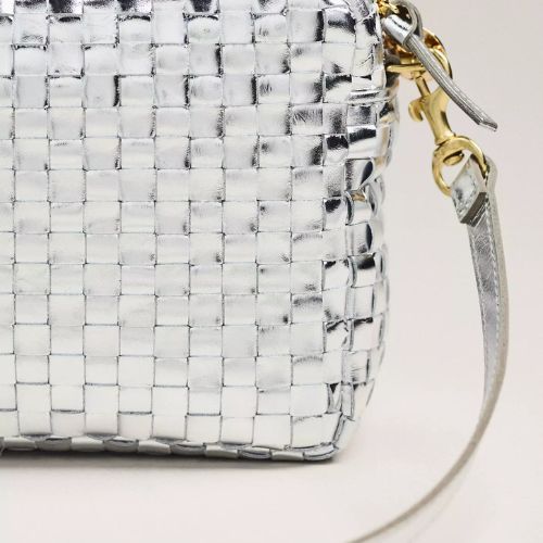 Midi Sac Silver Woven - Clare V