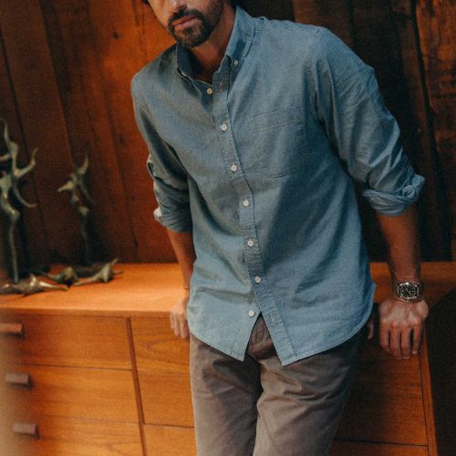 Jack Shirt - Washed Indigo Chambray - Taylor Stitch