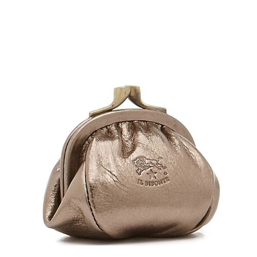 Classic Coin Purse Metallic Bronze - Il Bisonte