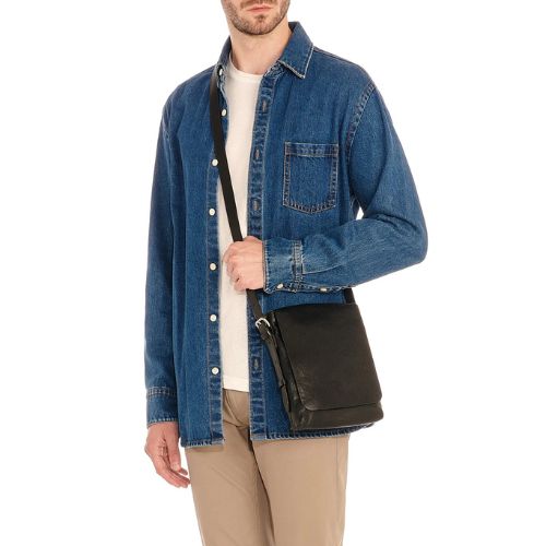Brolio Crossbody Black - Il Bisonte