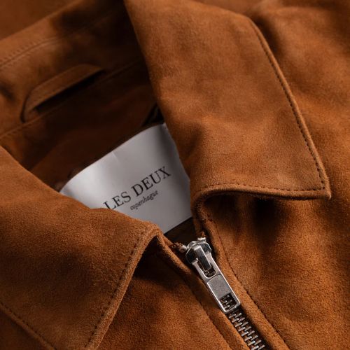 Nyle Suede Coach Jacket - Les Deux