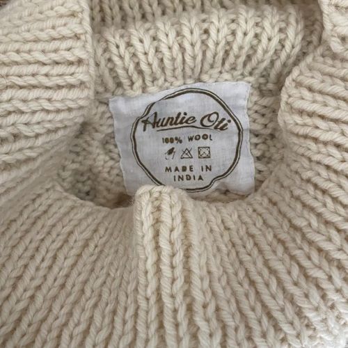 Fisherman Pullover Cream - Auntie Oti