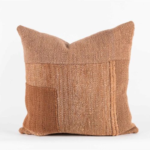 Makun Patchwork Pillow Cover ElmBark 26x26 - Treko