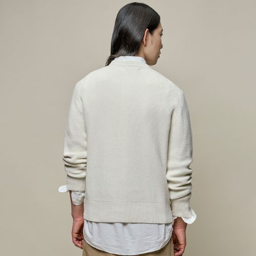 CC02 Ribbed Knit Pullover - Merz B. Schwanen