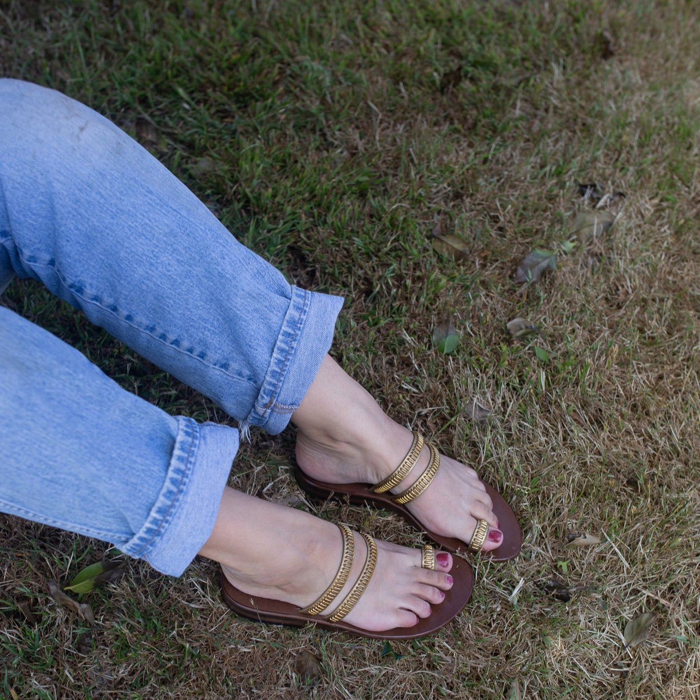 Sumi Sandal Neo Gold -Calleen Cordero