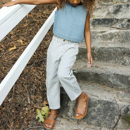 Kid's Barrel Pant  - Railroad Stripe - Rylee & Cru