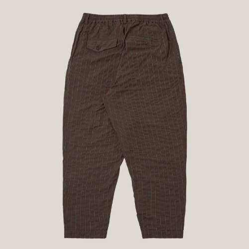 Pleated Track Pant - Chester Stripe - Universal Works