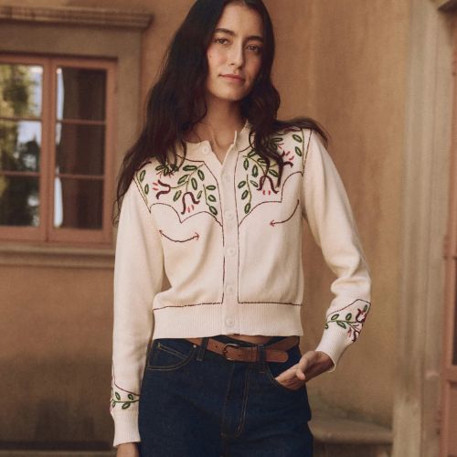 The Western Beaded Cardigan - The Great